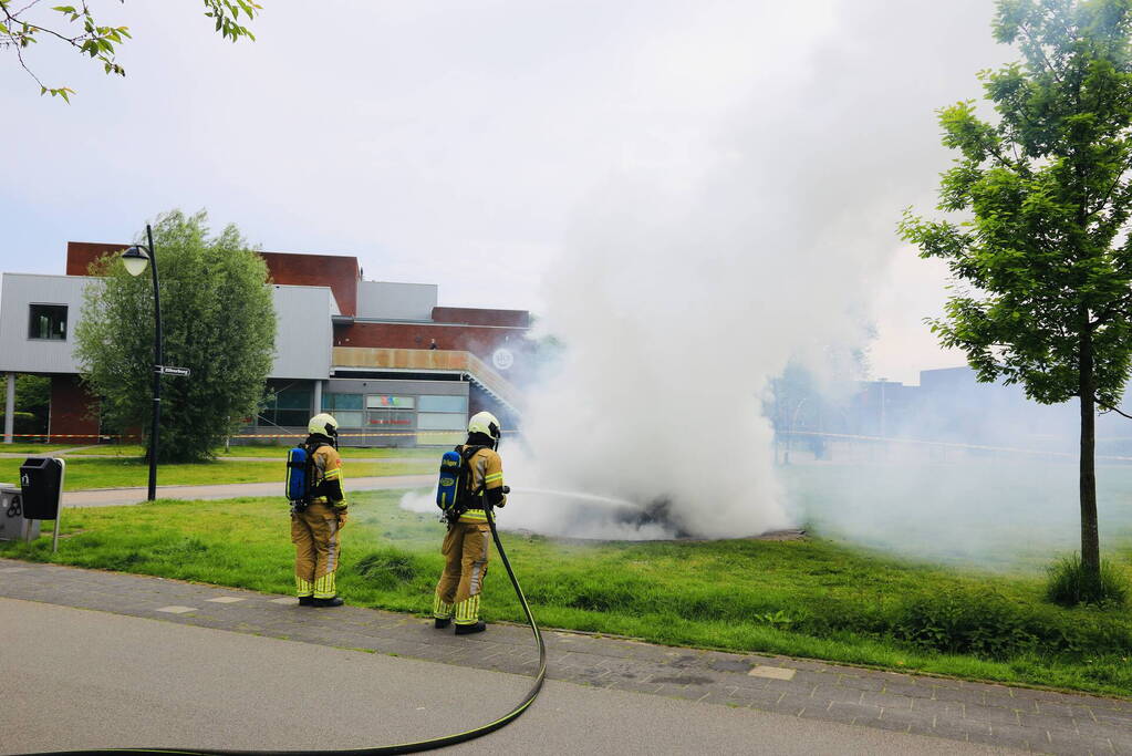 Vathorst zonder stroom door brand in transformaterhuis