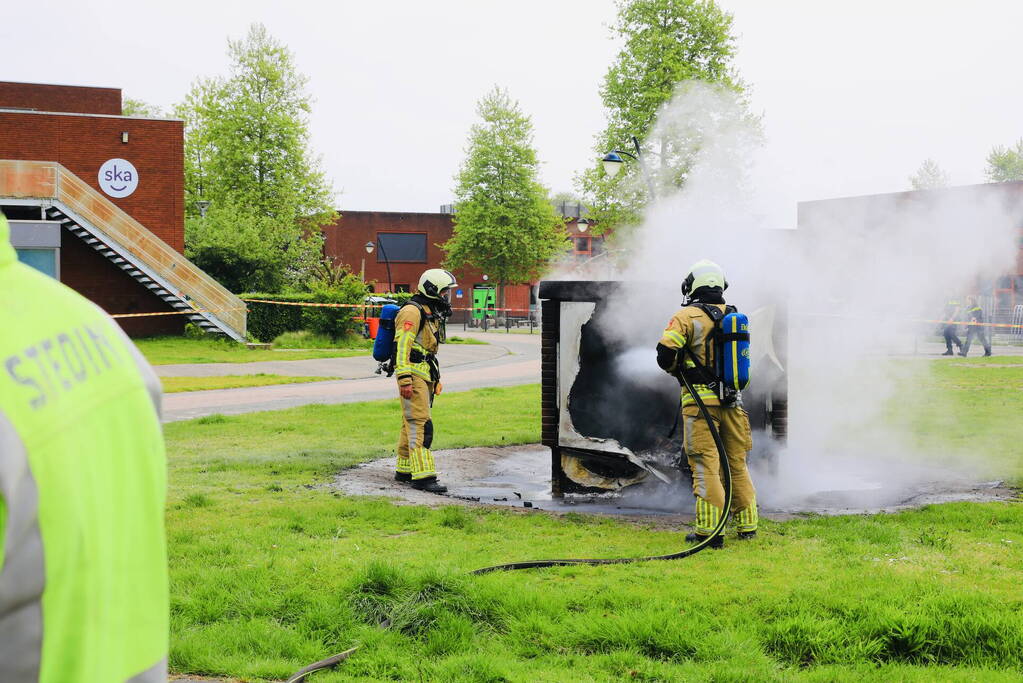 Vathorst zonder stroom door brand in transformaterhuis