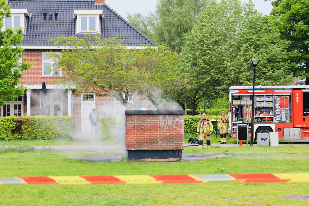 Vathorst zonder stroom door brand in transformaterhuis