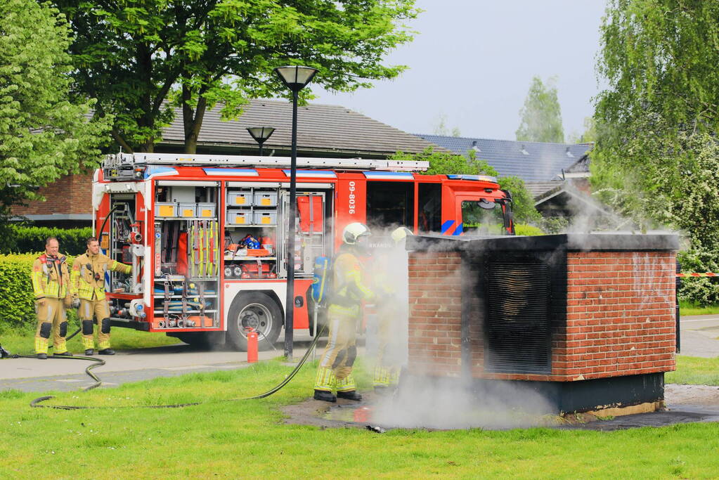 Vathorst zonder stroom door brand in transformaterhuis
