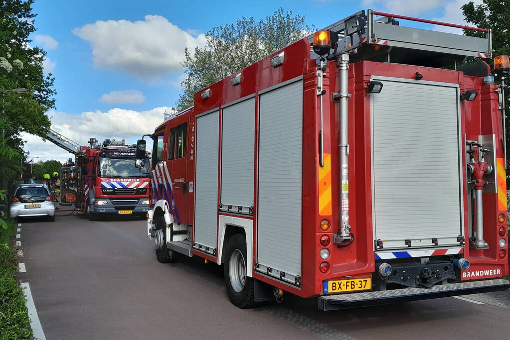 Brand in vrijstaande woning snel onder controle