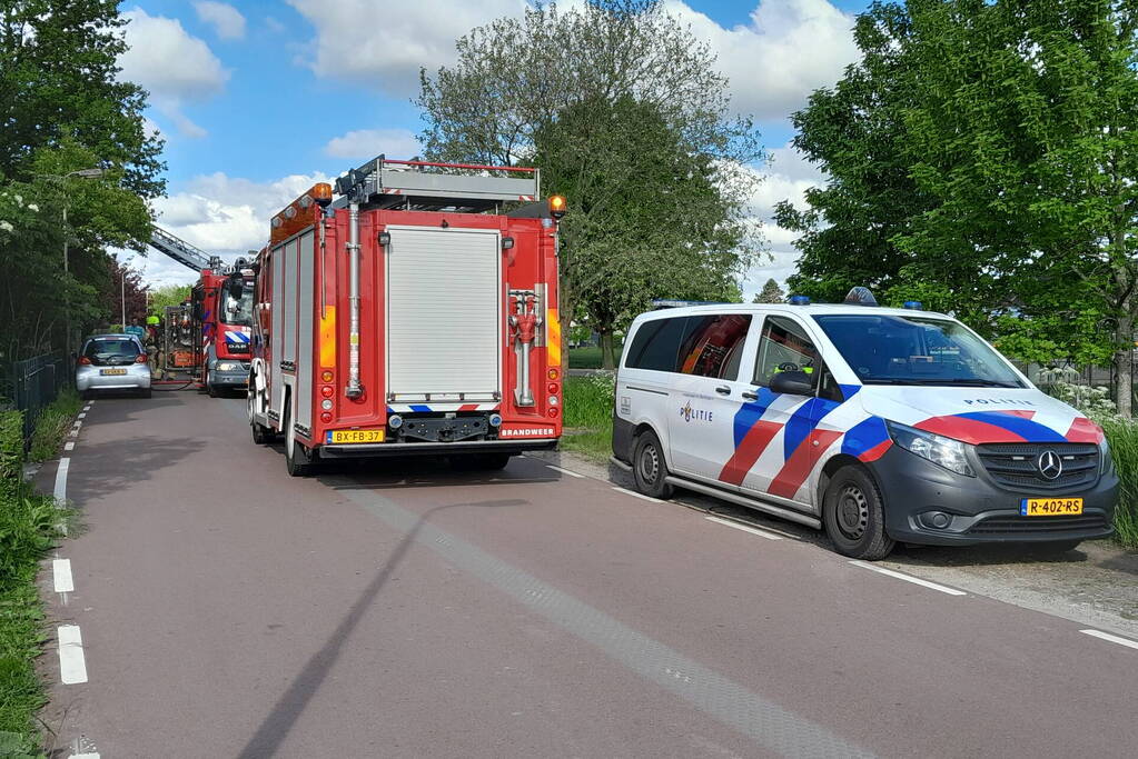Brand in vrijstaande woning snel onder controle