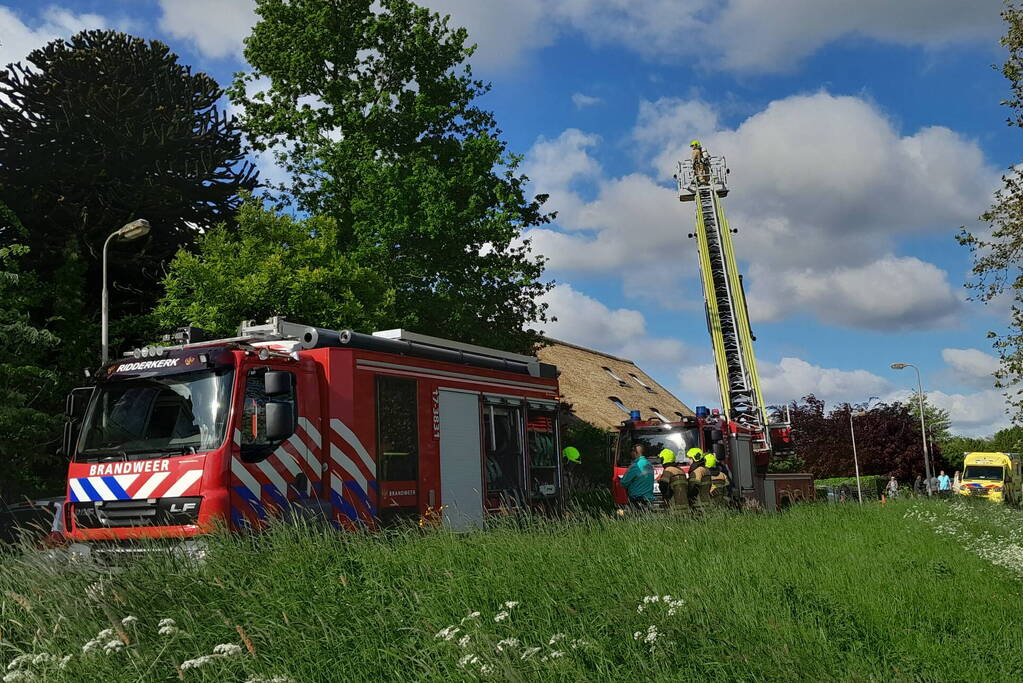 Brand in vrijstaande woning snel onder controle