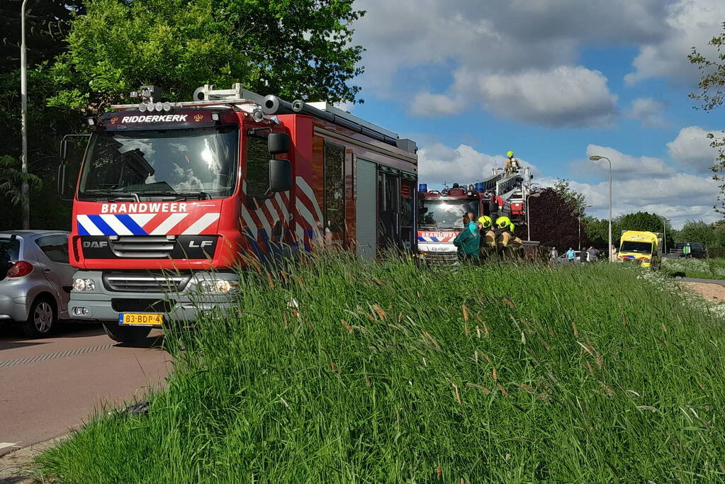 Brand in vrijstaande woning snel onder controle