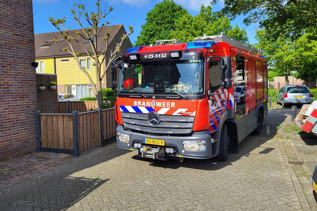 Brandweer ingezet voor woningbrand