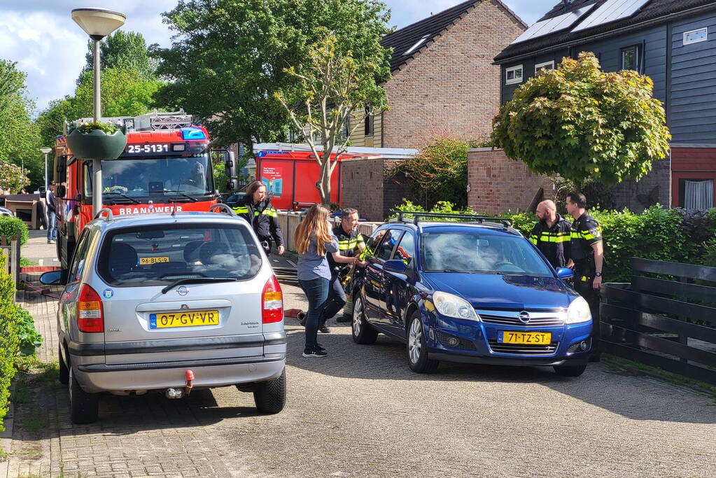 Brandweer ingezet voor woningbrand