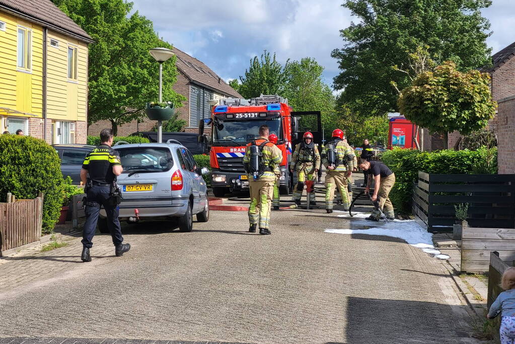 Brandweer ingezet voor woningbrand