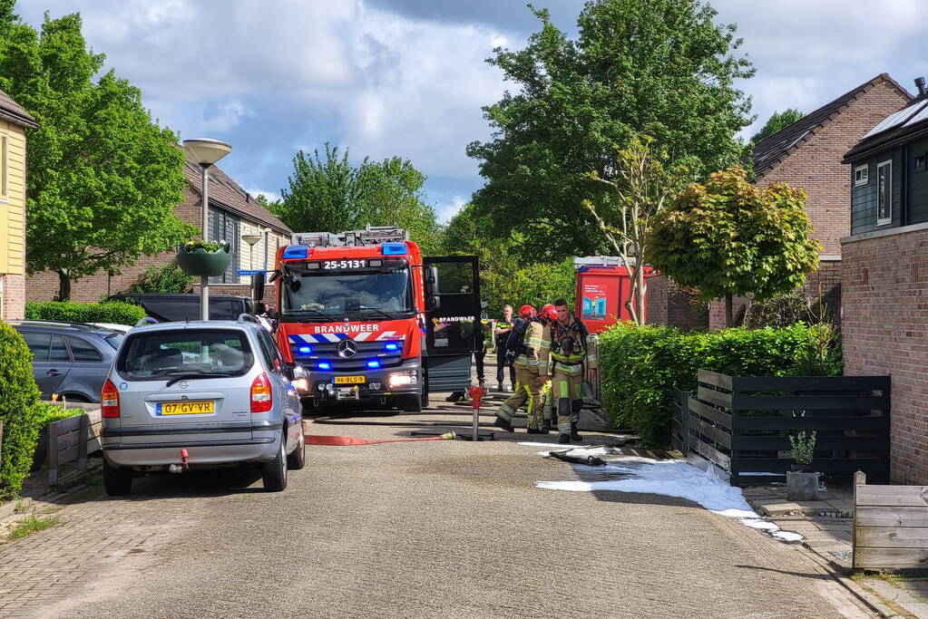 Brandweer ingezet voor woningbrand