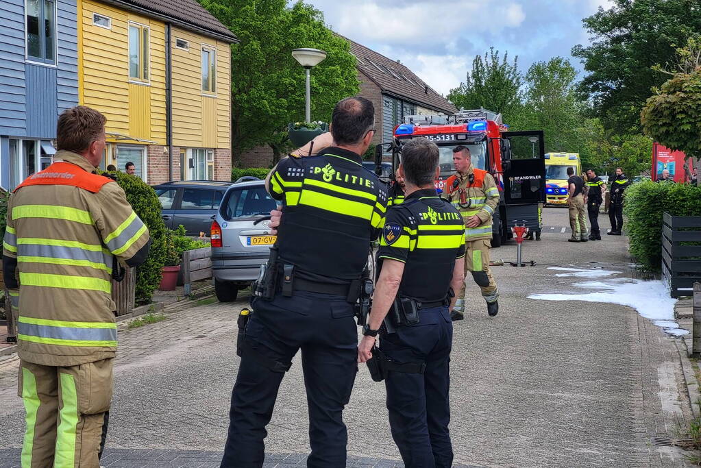 Brandweer ingezet voor woningbrand