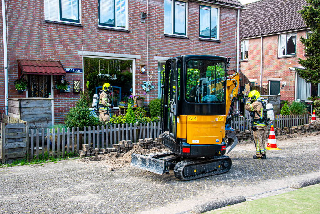 Gaslekkage door graafwerkzaamheden
