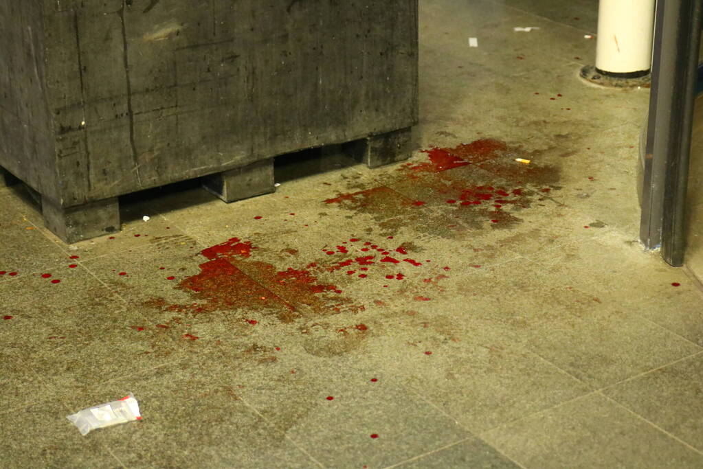 Steekpartij voor treinstation