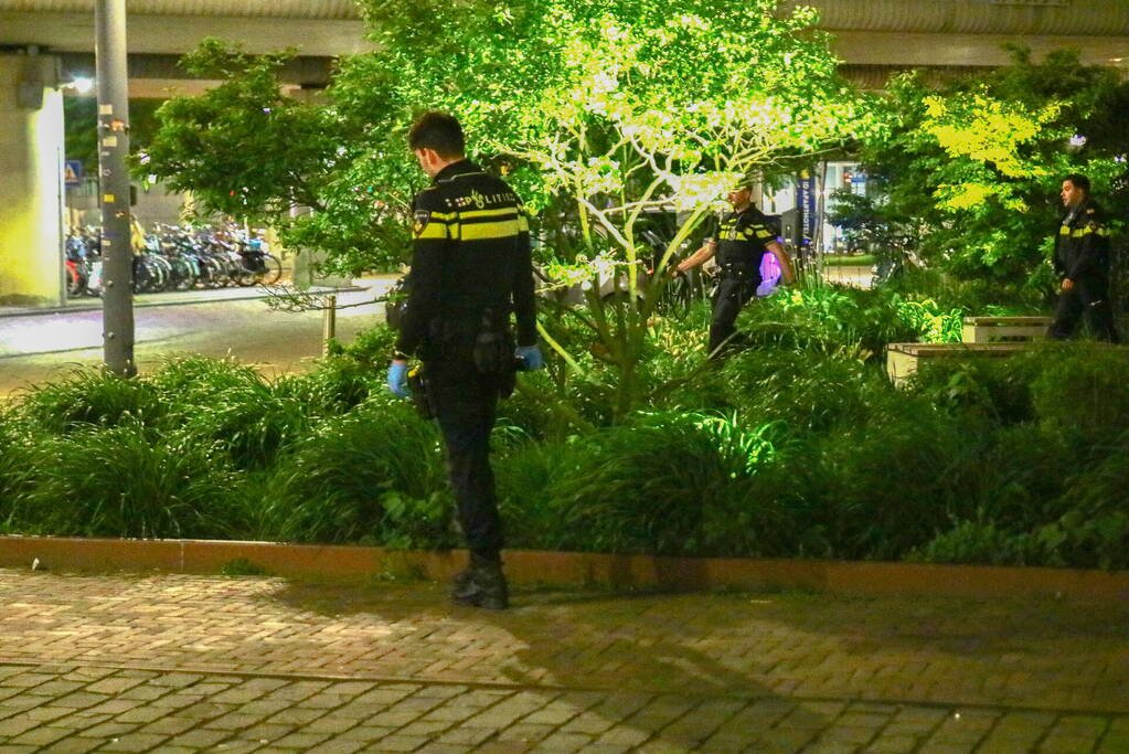 Steekpartij voor treinstation