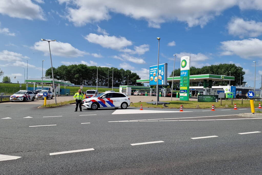Politie doet onderzoek naar schietpartij BP-tankstation