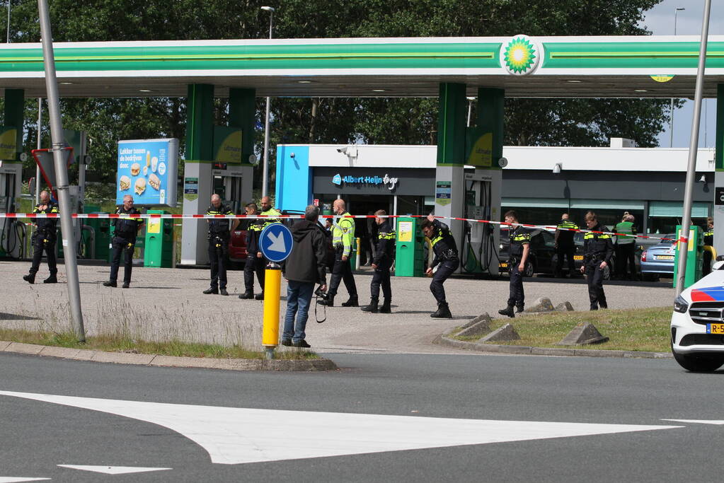 Politie doet onderzoek naar schietpartij BP-tankstation