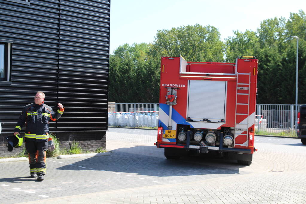 Grote brand in opslagloods