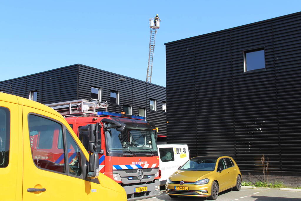 Grote brand in opslagloods