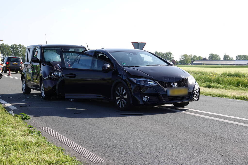Drie auto's betrokken bij kettingbotsing