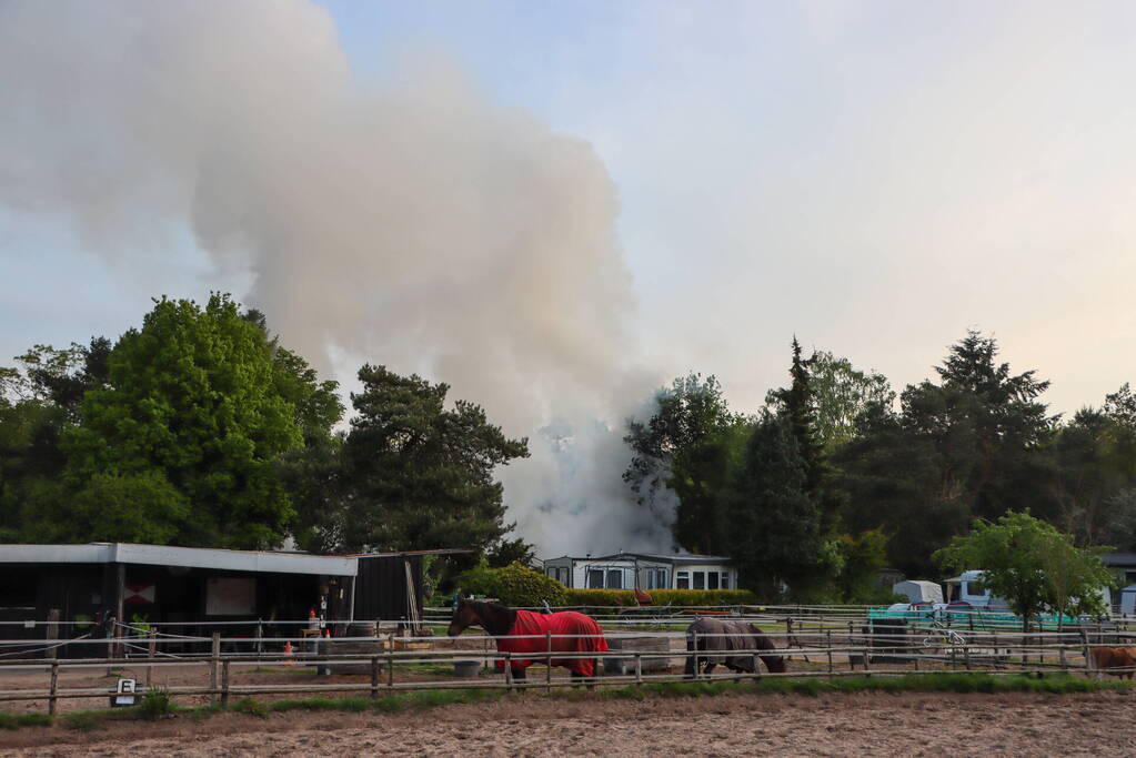 Aanhouding na hevige brand in drie glampingtenten