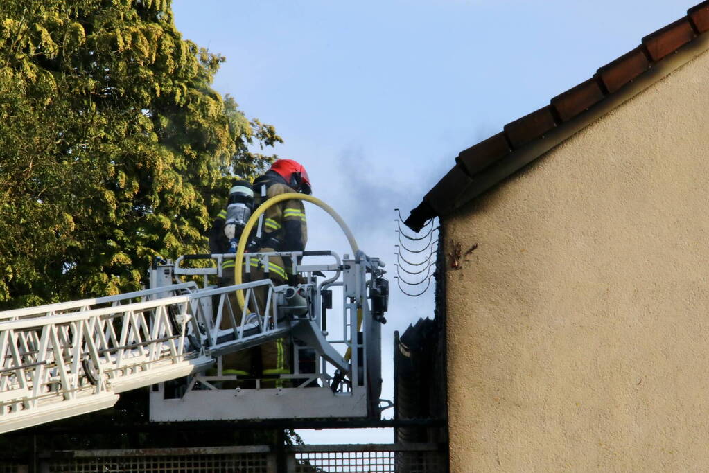 Brand na mogelijke explosie