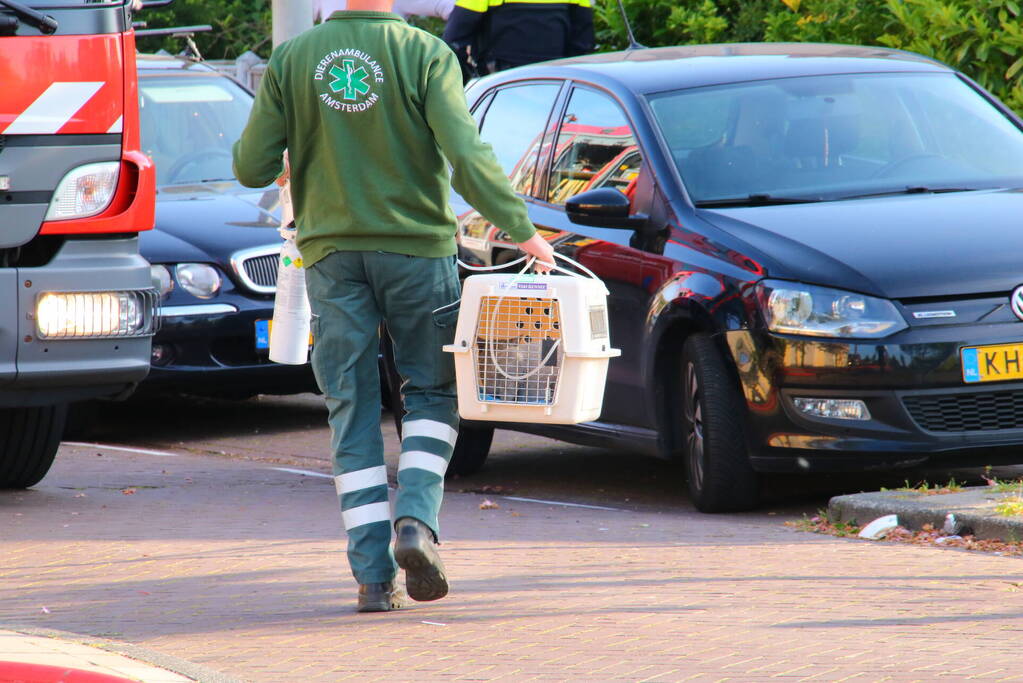 Brand na mogelijke explosie