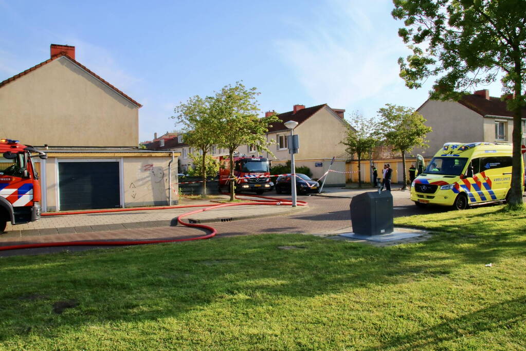 Brand na mogelijke explosie