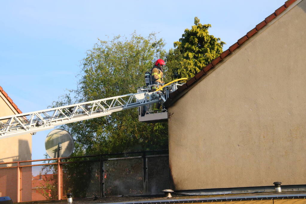 Brand na mogelijke explosie