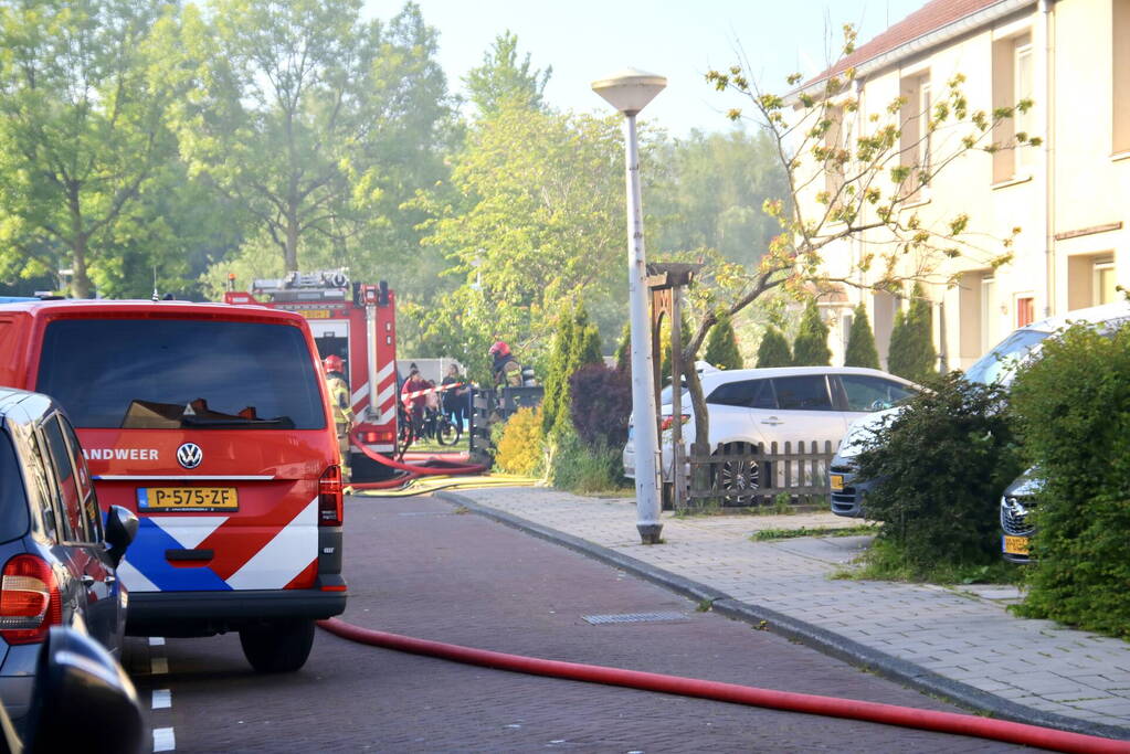 Brand na mogelijke explosie