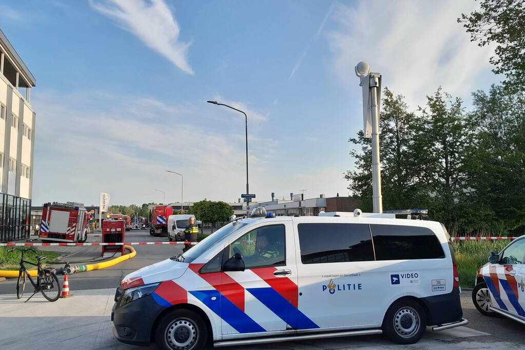 Zeer grote brand bij orthopedisch bedrijf