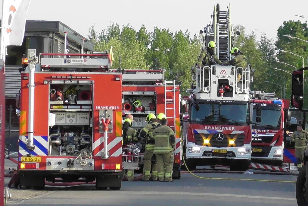 Zeer grote brand bij orthopedisch bedrijf
