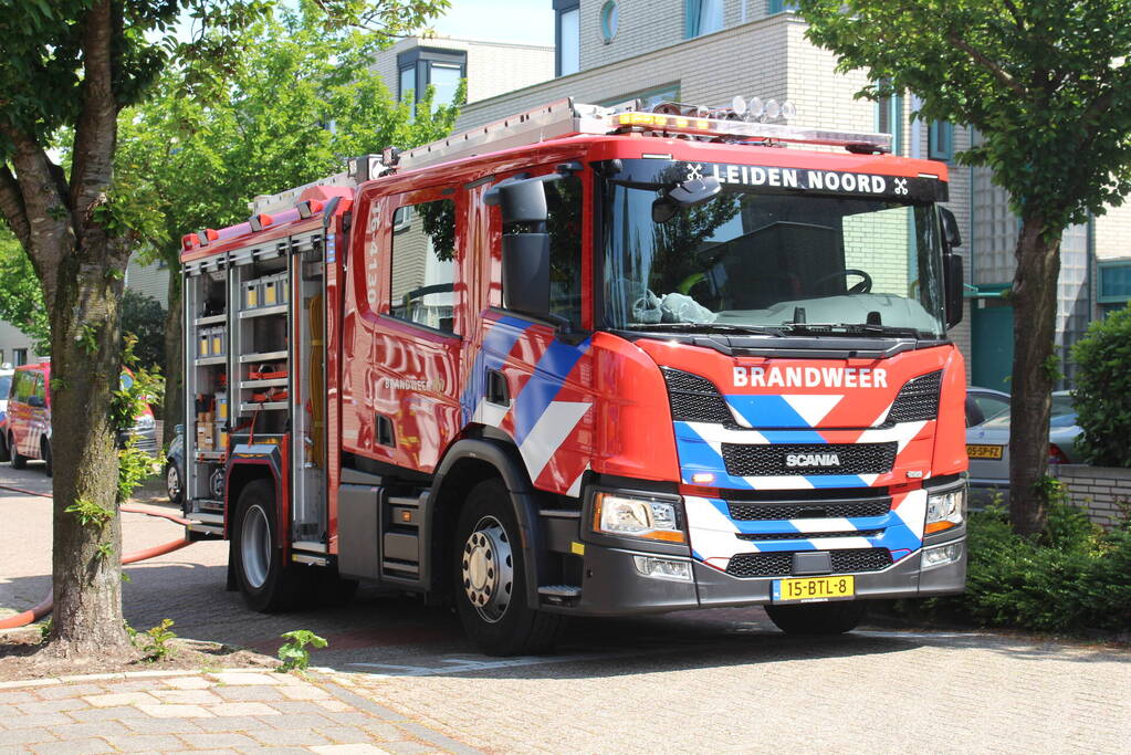 Brand in schuur van woning