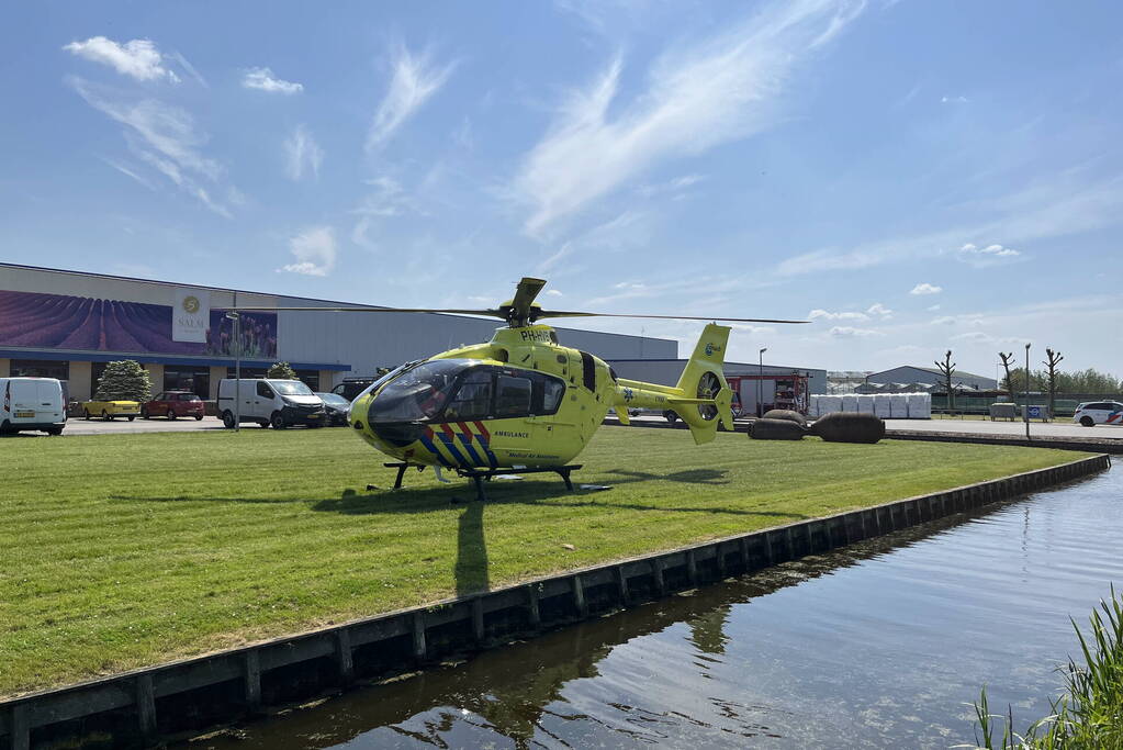 Ernstig ongeval bij bedrijf voor planten