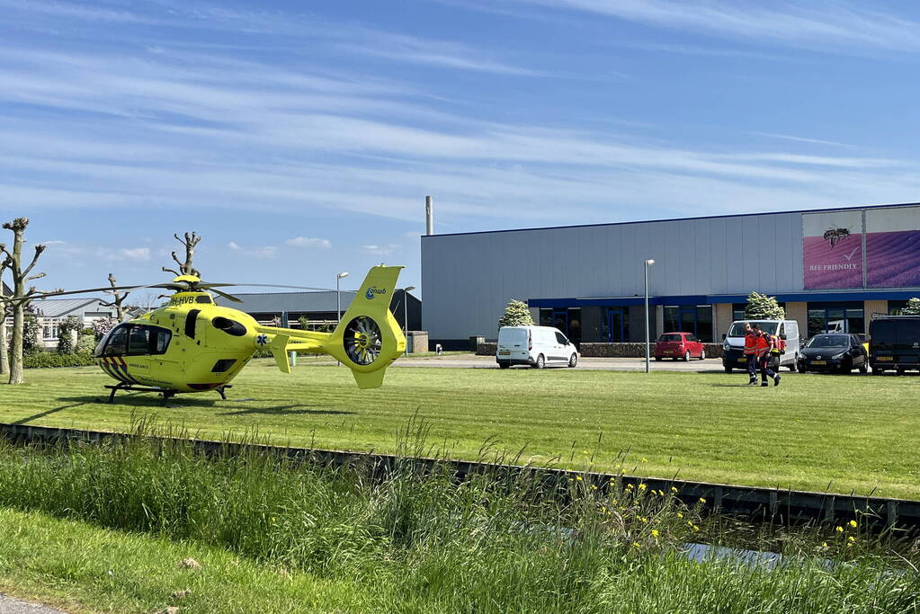 Ernstig ongeval bij bedrijf voor planten