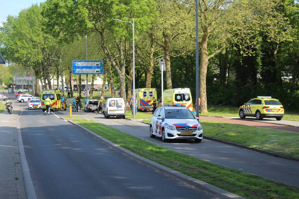 Meerdere gewonden bij aanrijding