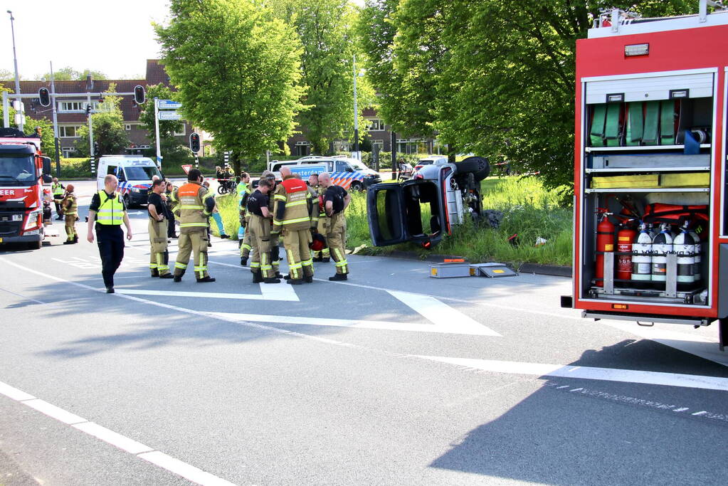 Persoon ernstig gewond bij eenzijdig ongeval
