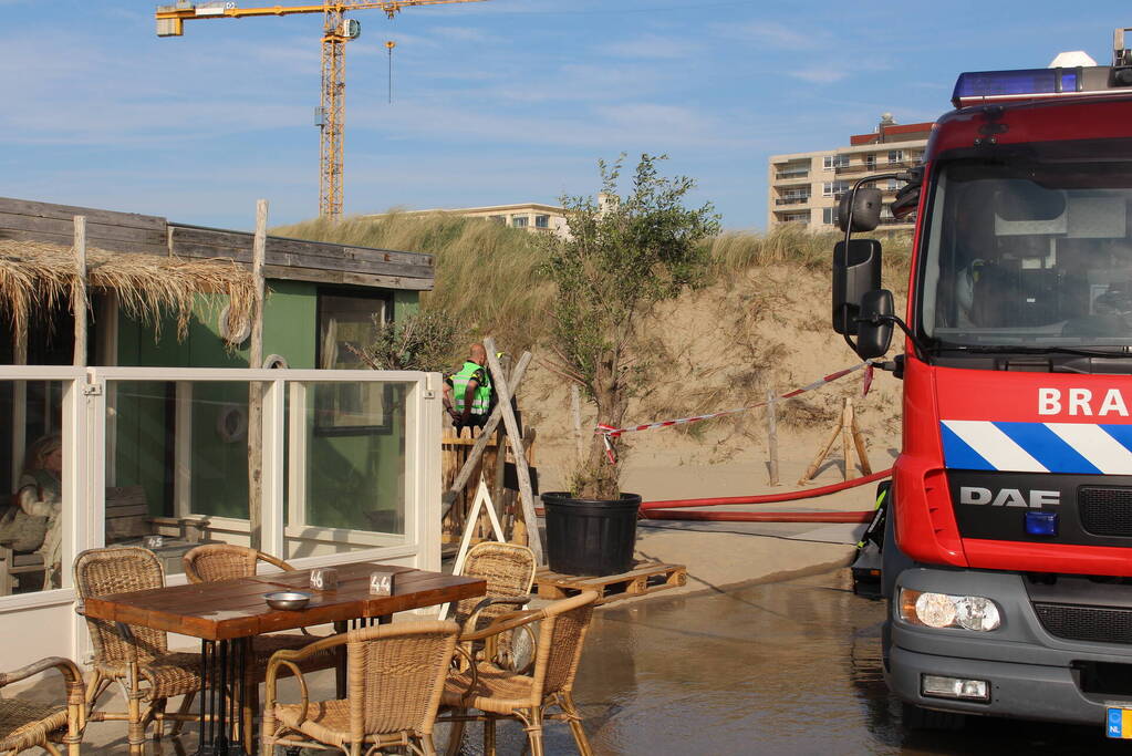 Frituur veroorzaakt brand in strandpaviljoen