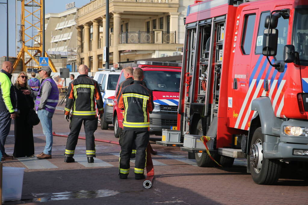 Frituur veroorzaakt brand in strandpaviljoen