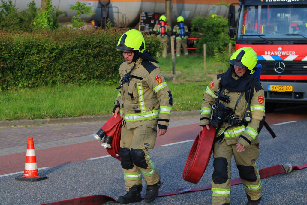 Brandweer ingezet voor mogelijke treinbrand