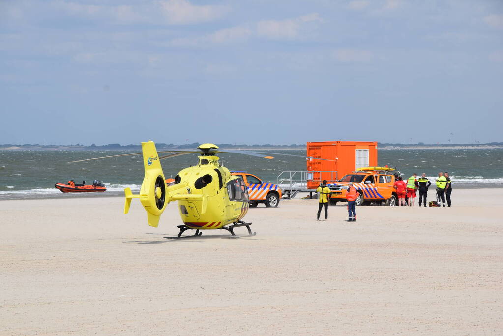 Lifequard ernstig gewond bij ongeval met waterscooter