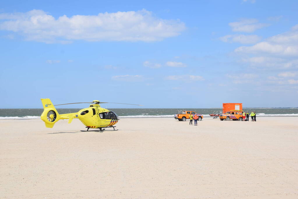 Lifequard ernstig gewond bij ongeval met waterscooter