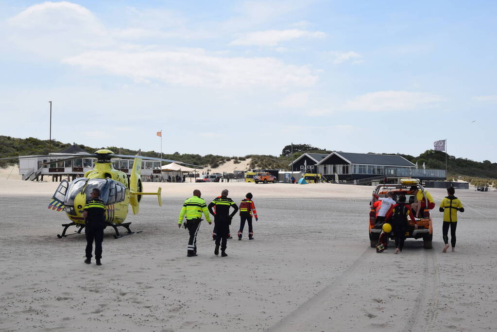 Lifequard ernstig gewond bij ongeval met waterscooter