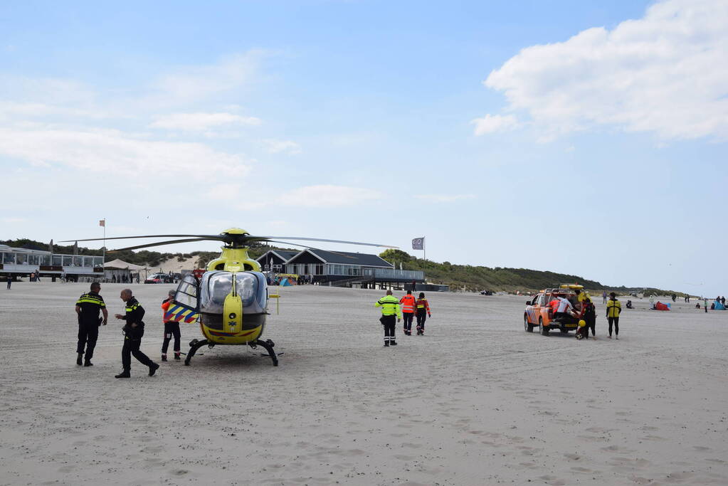 Lifequard ernstig gewond bij ongeval met waterscooter