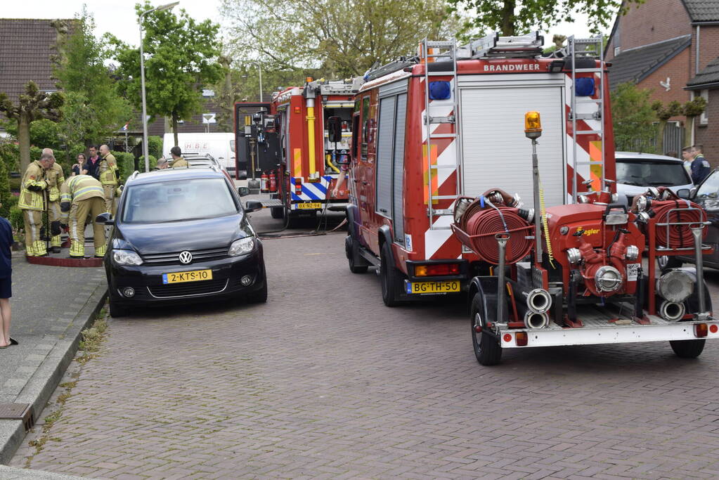 Brand in keuken snel onder controle