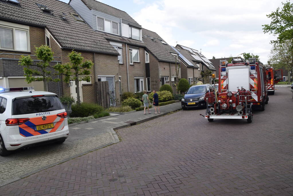 Brand in keuken snel onder controle