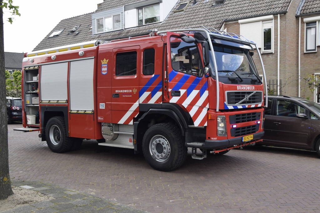Brand in keuken snel onder controle