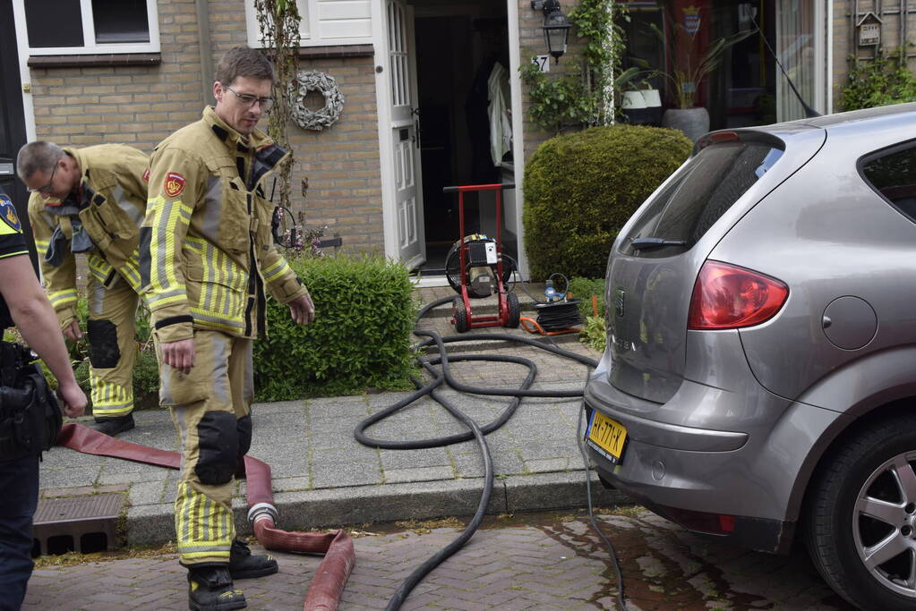 Brand in keuken snel onder controle
