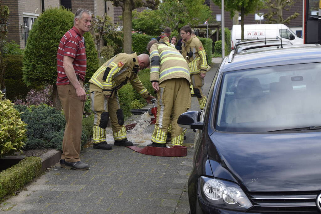 Brand in keuken snel onder controle