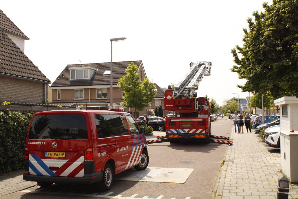 Brand in woning snel geblust