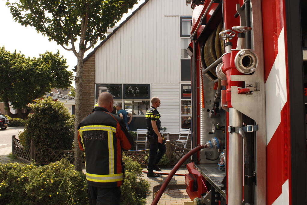 Brand in woning snel geblust