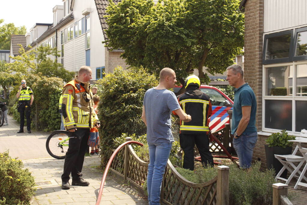 Brand in woning snel geblust
