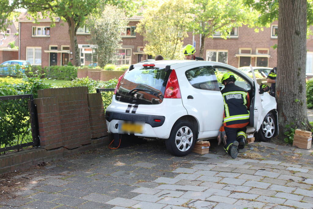 Eenzijdig ongeval met boom